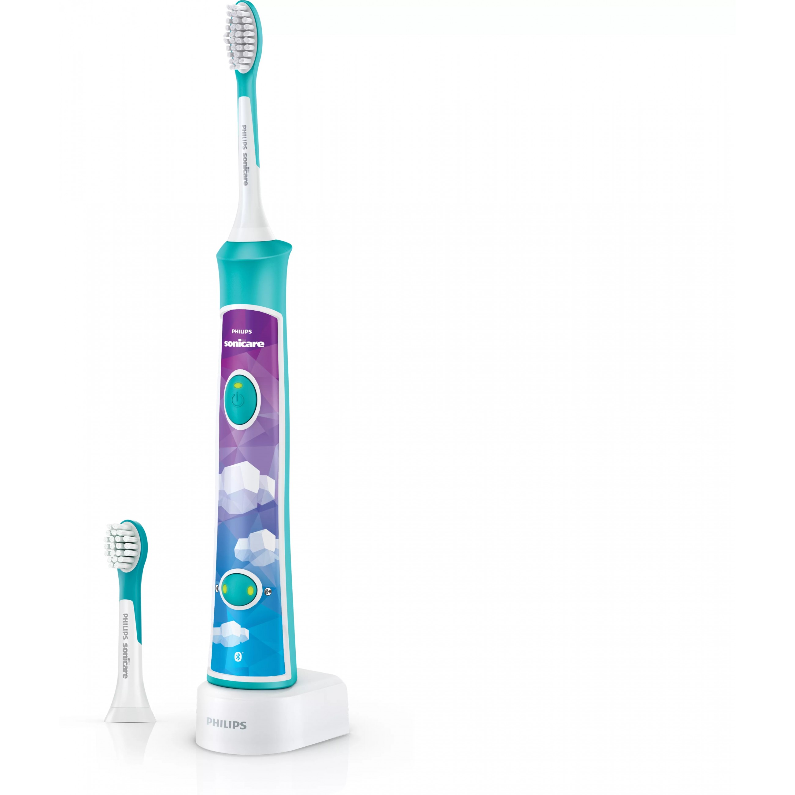 Furçë dhëmbësh elektrike për fëmijë Philips Sonicare For Kids / HX6322/04 / Bluetooth / 2 Modalitete / 2 Koka Furçe / Bateri Li-Ion – Blu