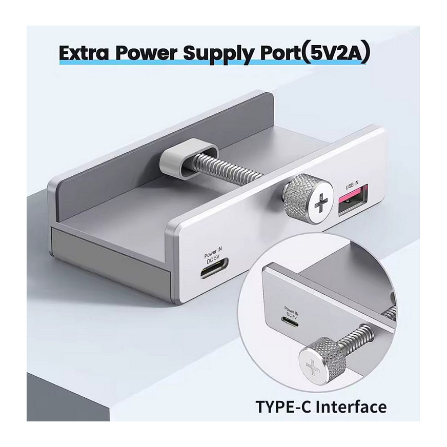 Hub Equip 128968, 2x USB-A, 1x USB-C, SD, microSD, USB 3.2 Gen 1, 5Gbps - Gri 5