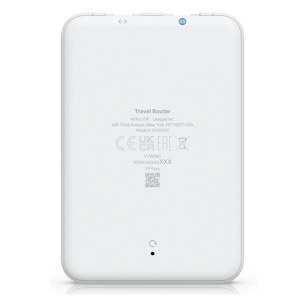 Ubiquiti, UniFi Travel Router UTR, Ruter, Wi-Fi 5, AC1200, Dual-Band, 2× Gigabit Ethernet, Bardhë 5