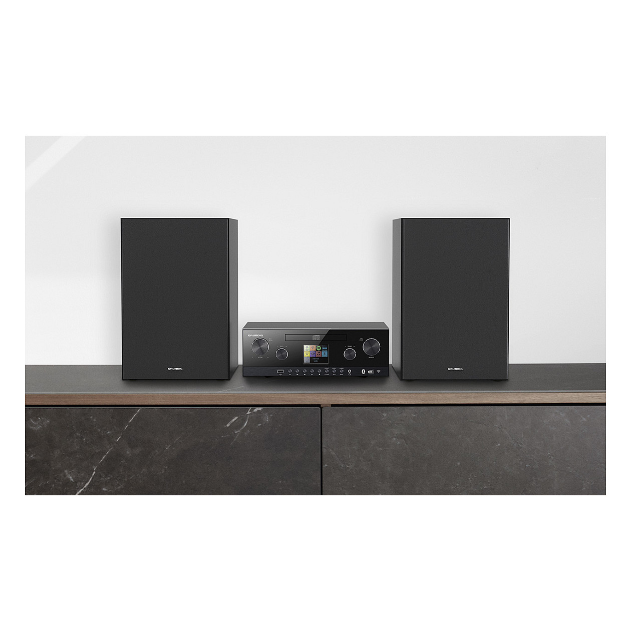 Sistem Audio për Shtëpi Grundig CMS 5000 BT, 100W, CD, DAB+, FM, Bluetooth – Zezë 4