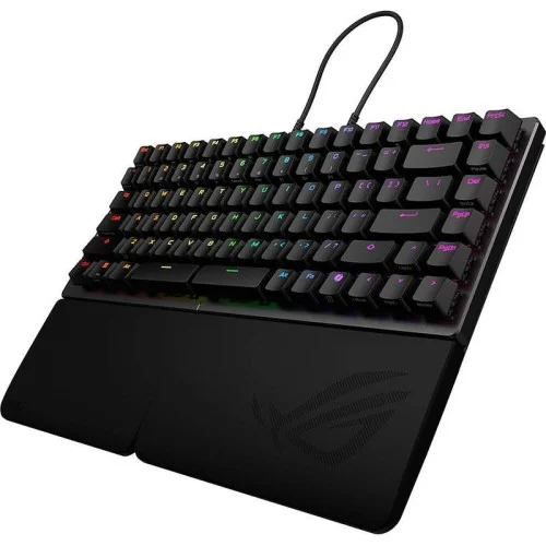 Tastierë Gaming ASUS ROG Falcata / Wired&Wireless / AZERTY Francez / RGB / USB-C + Bluetooth + RF 2.4 GHz – Zezë 3