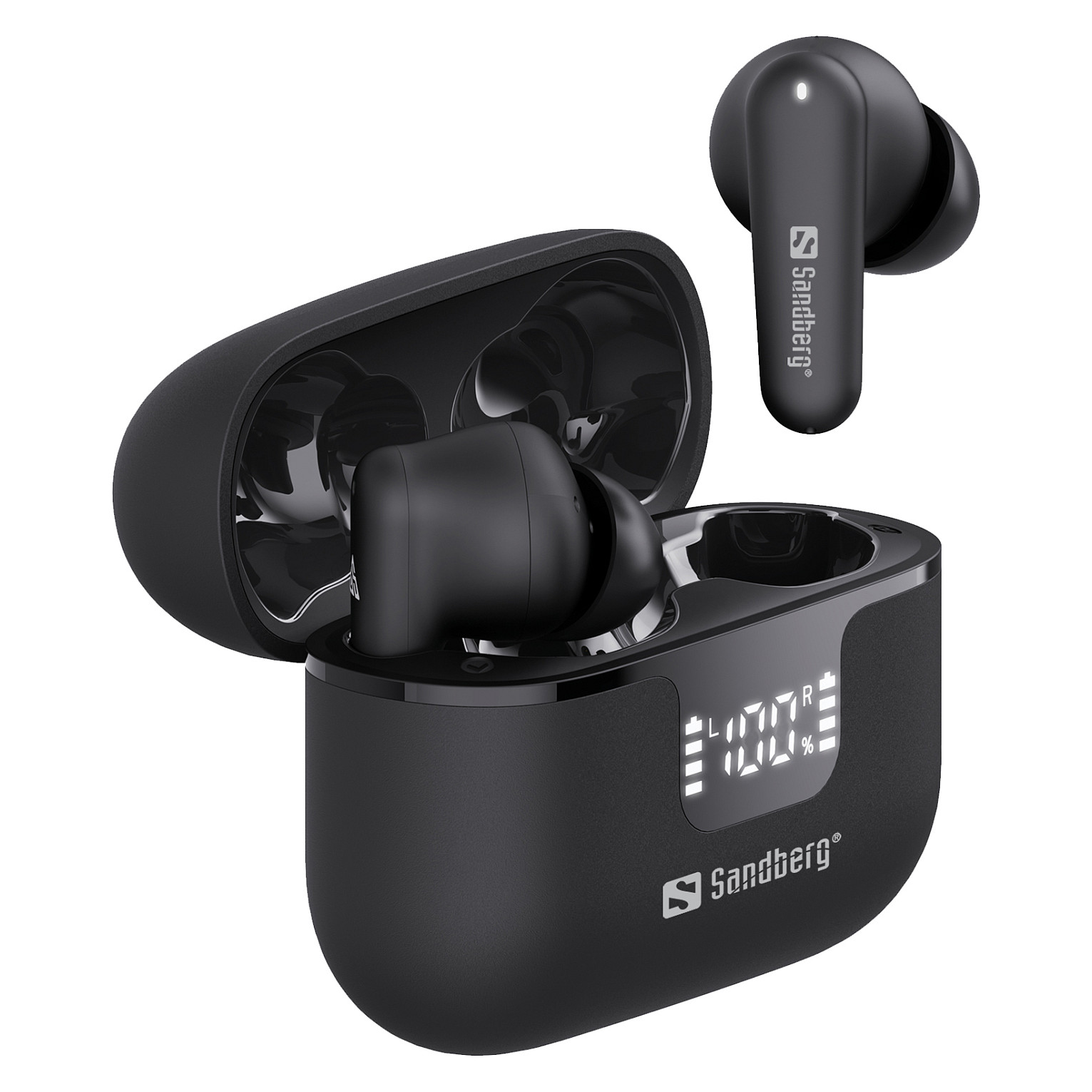 Kufje pa kabllo Sandberg Wireless Earbuds ANC+ENC 126-52 / TWS / Bluetooth 6.0 / 10mm / 20-20000Hz / ANC / ENC - Zezë 7