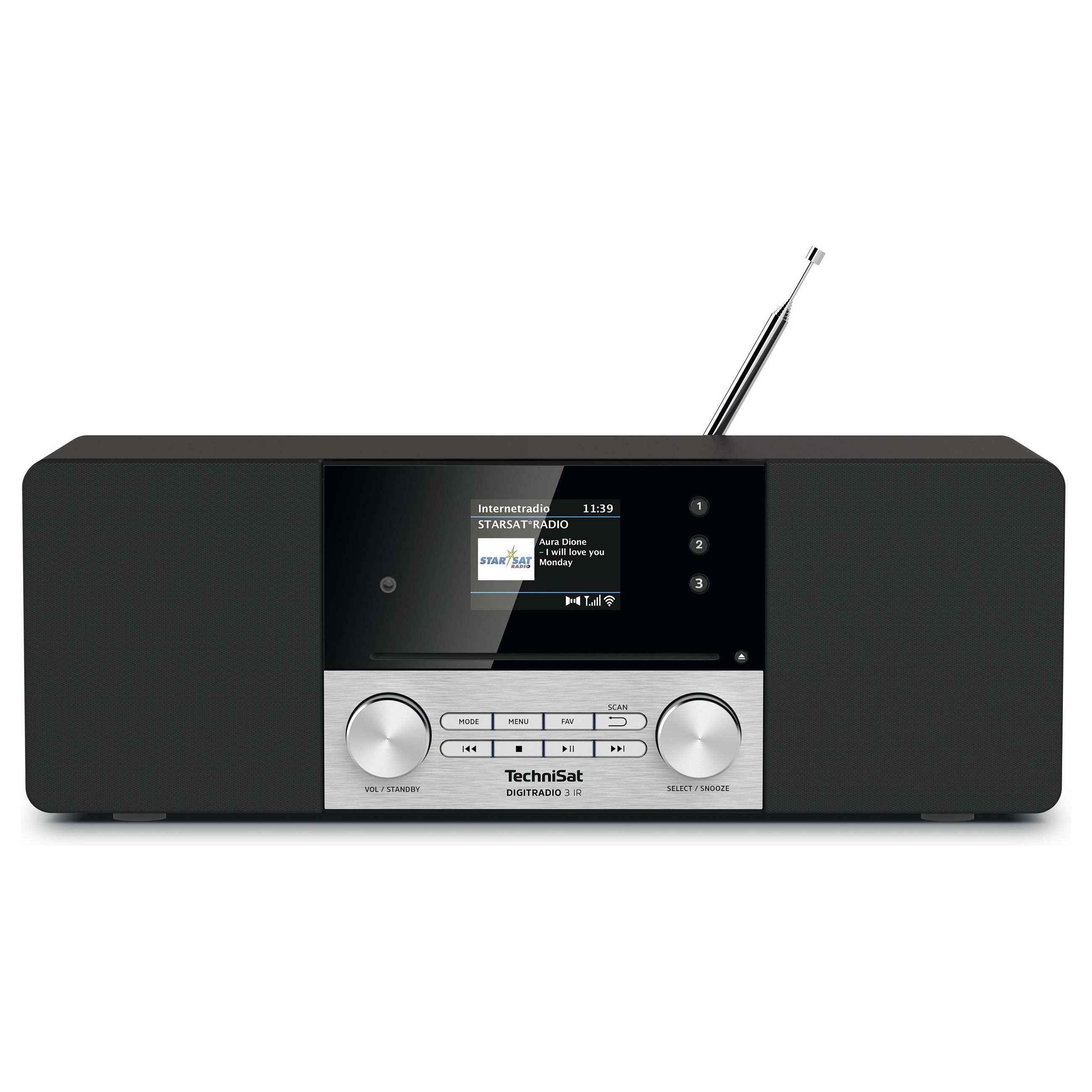 Radio portative TechniSat Transita 120, DAB+, FM, 5W, LCD – Bezhë 5