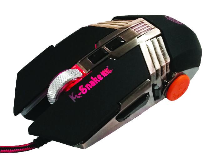 Maus Gaming K-Snake G5 / RGB/ USB / 3200 DPI / I zi