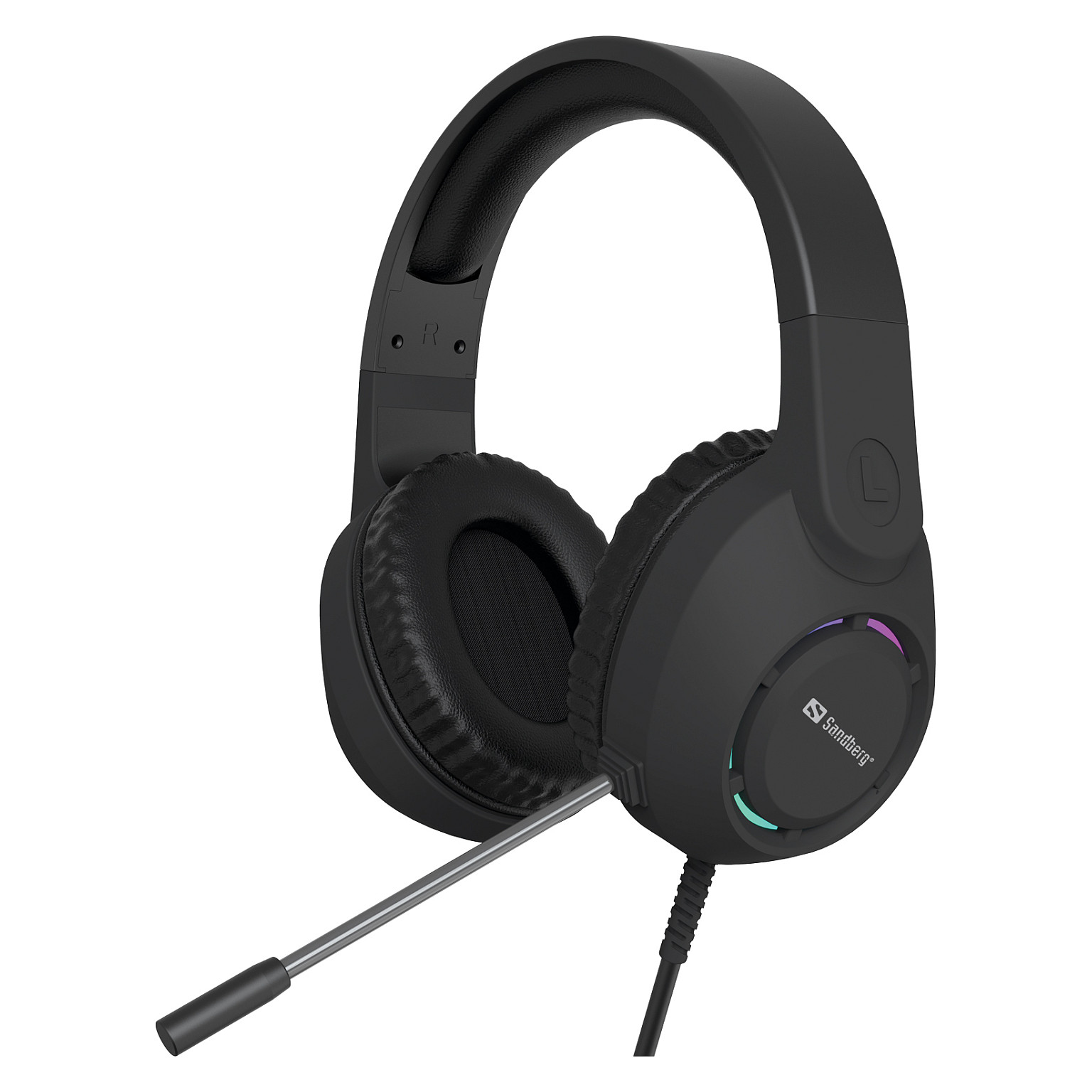Kufje Gaming Sandberg HeroBlaster / Wireless / Bluetooth 5.1 / 50mm / 10 orë / 3.5mm - Zezë 7