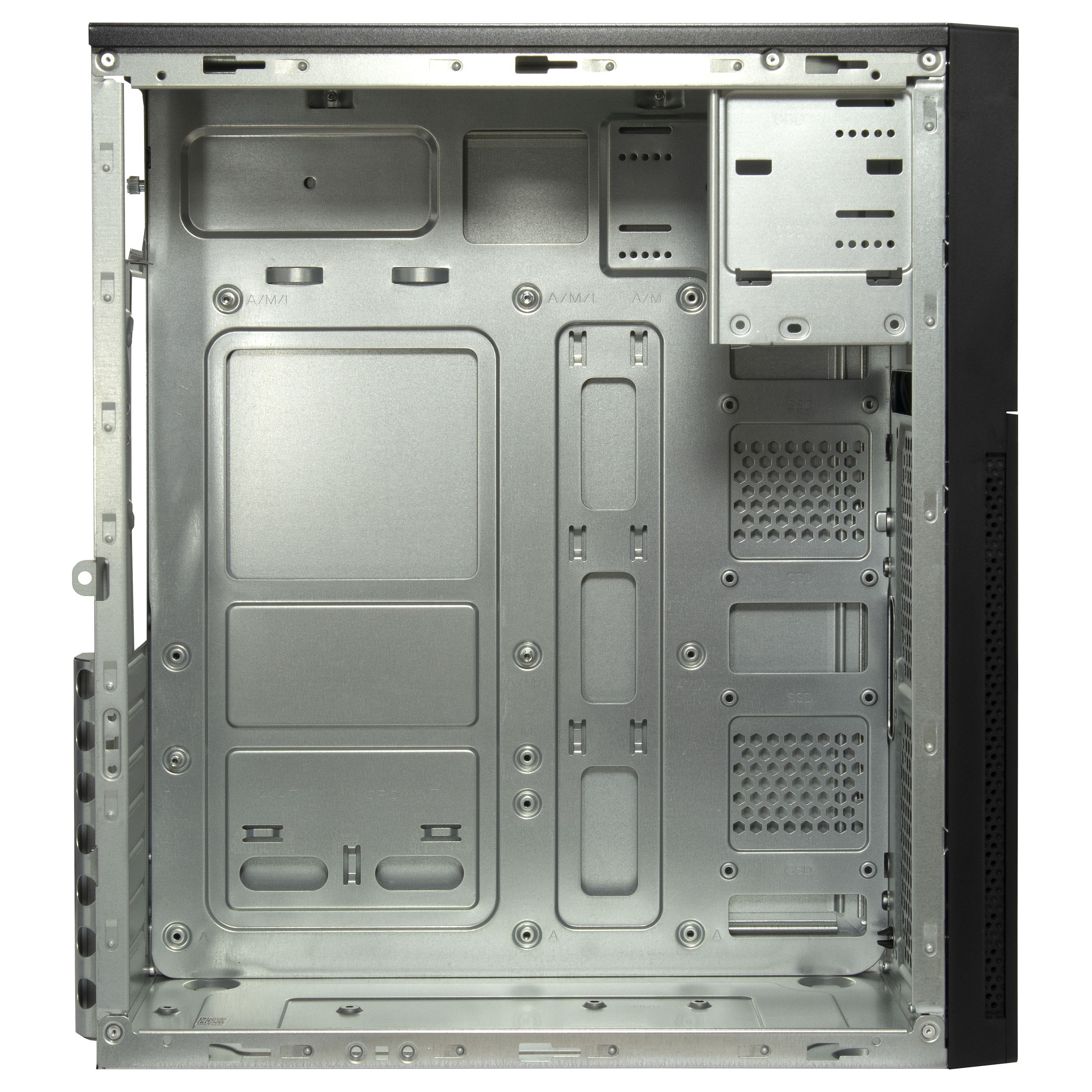 Kasë Midi Tower Inter-Tech / ATX / IT-2815 Linear – Zezë thumbnail 4