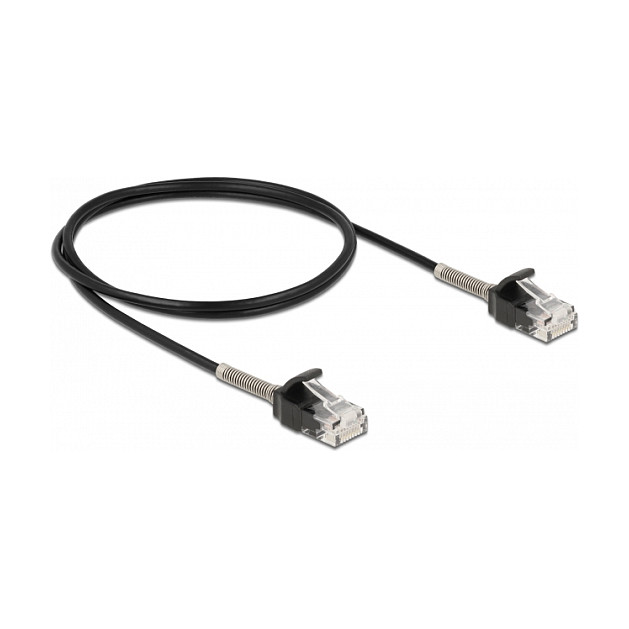 Kabllo për Rrjet (UTP) DeLOCK 87016, Cat6A, UTP, RJ-45, 1 m - Zezë 2