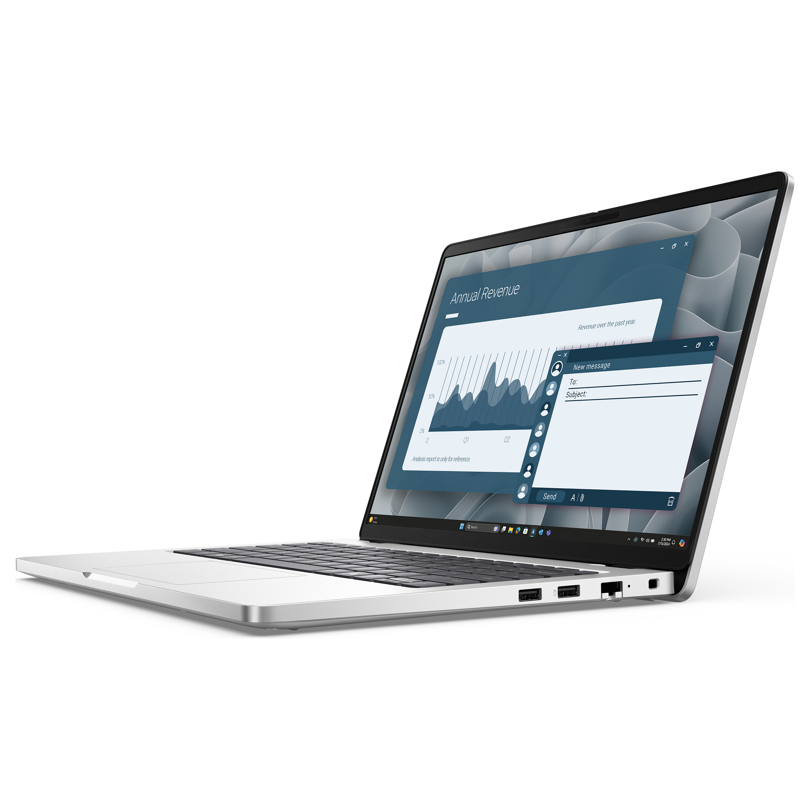 Laptop Dell Pro 14 PC14255 / Ryzen AI 7 350 / 16GB DDR5 / 1TB / 14" Full HD+ IPS 60Hz / AMD Radeon 860M / DE - Argjend thumbnail 3