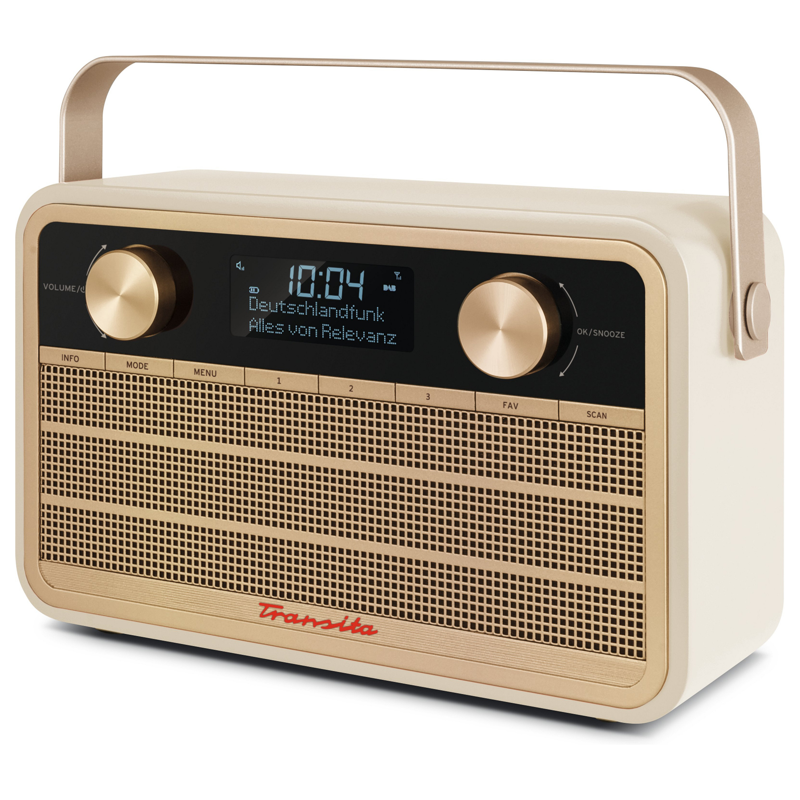 Radio portative TechniSat Transita 120, DAB+, FM, 5W, LCD – Bezhë 3