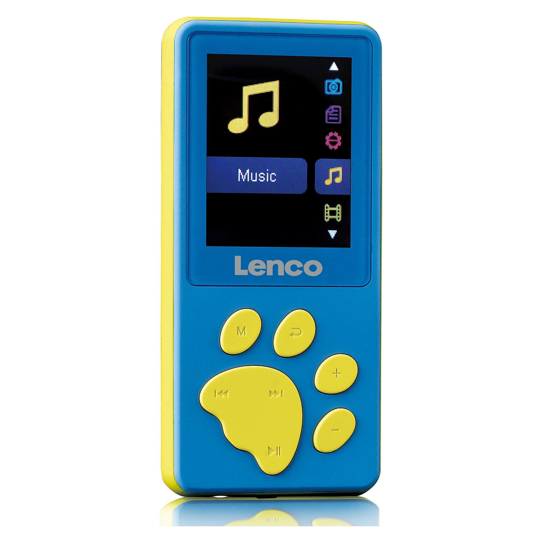 MP3/MP4 Player Lenco Xemio-560BU, 8GB, Ekran TFT 1.8", MicroSD deri në 64GB, Mikrofon, Kufje - Blu 2