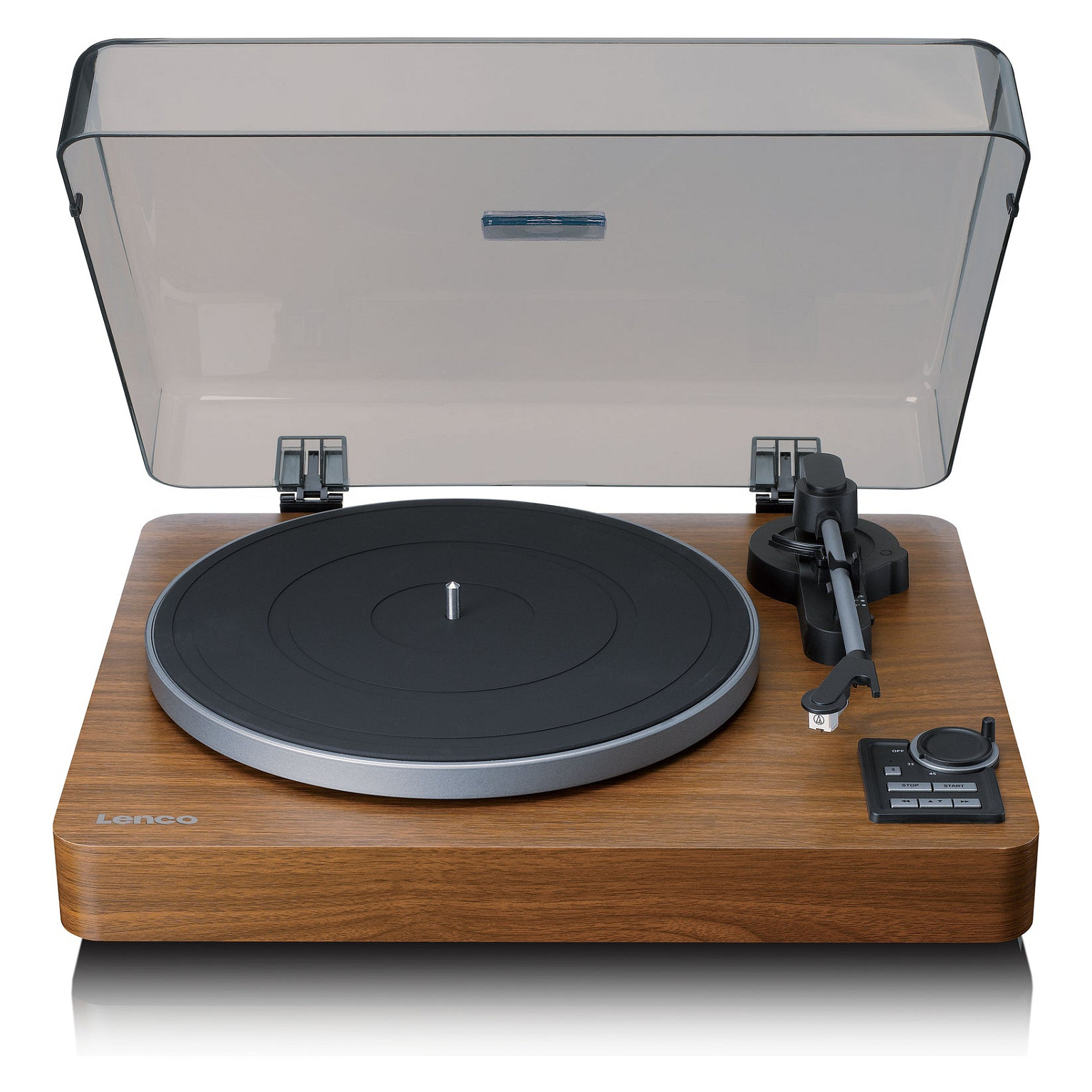 Gramafon Lenco LBTA-165WD, Bluetooth 5.3, Plotësisht Automatik, 33/45 RPM, Pre-amplifikator, AT3600L, Dalje RCA - Kafe 3