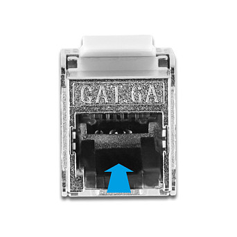 Kabllo për Rrjet (UTP) DeLOCK 87025, Cat6A, S/FTP, RJ-45 mashkull në Keystone RJ-45 femër, 0.5 m - Zezë 3