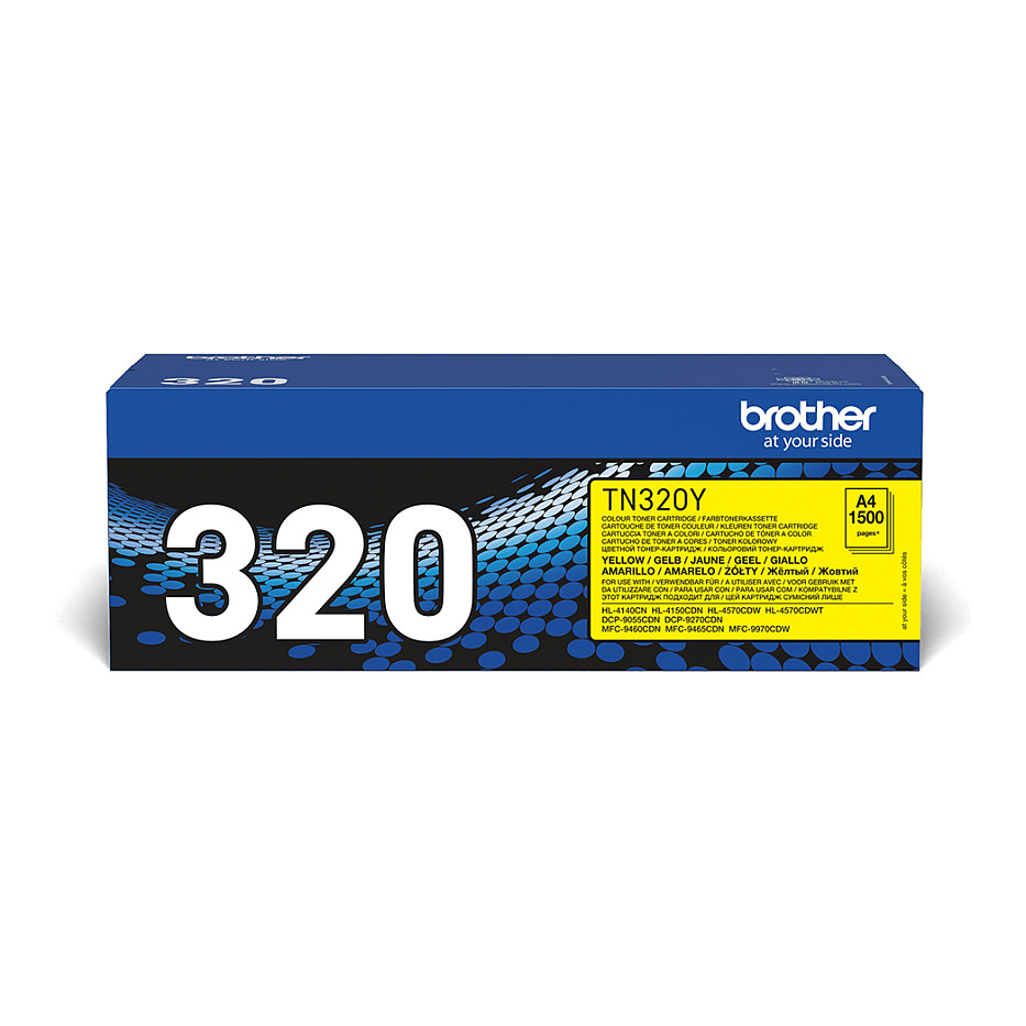 Toner Brother TN-320Y DCP-9055CDN / MFC-9460 / MFC-9465CDN - Verdhë