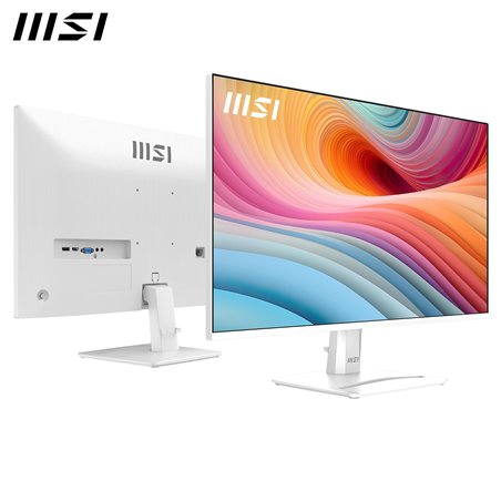 Monitor MSI Pro MP275W E2 / 27" / Full HD IPS / 120Hz / 4ms / HDMI+DP+VGA - Bardhë thumbnail 2
