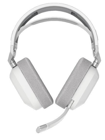 Kufje Gaming Corsair HS80 Max / CA-9011296-EU / Wireless / 2.4GHz + Bluetooth - Bardhë 2