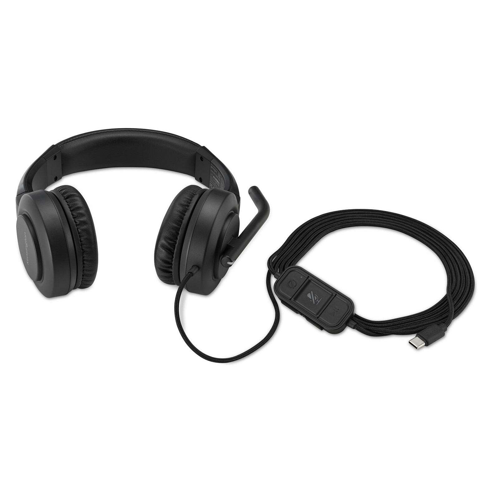 Kufje me kabllo Kensington H1000, On-Ear, Wired, USB-C, 40mm, Mikrofon me anulim zhurme – Zezë 4