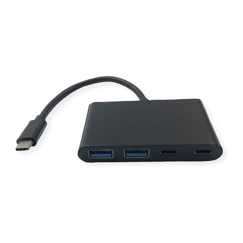 Hub VALUE 14.99.5041 / 2x USB-A + 2x USB-C / USB 3.2 / 4 Porta / 0.19m – Zezë 3