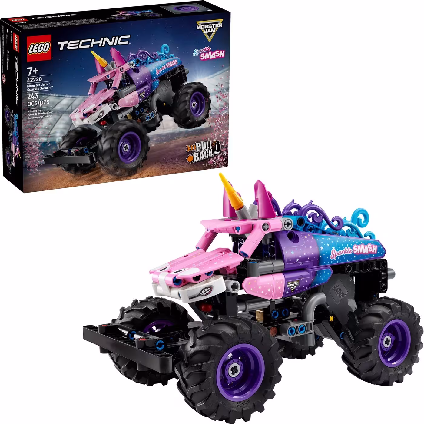 LEGO Technic Monster Jam Sparkle Smash Pull-Back 42220 thumbnail 4