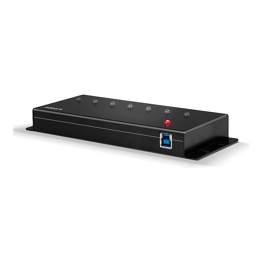 Hub USB Lindy 43128, USB 3.0, 7 Porta, 5 Gbit/s - Zezë 2