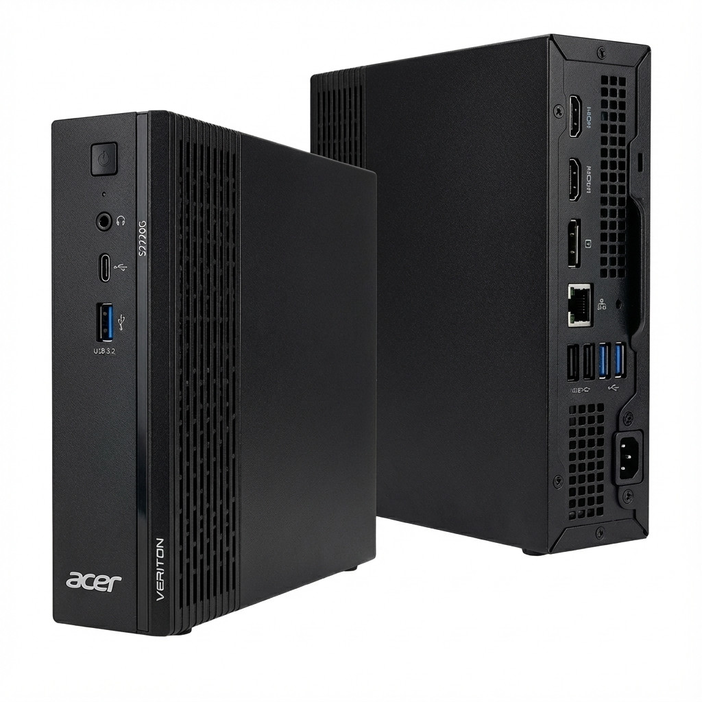 Kompjuter Acer Veriton S2720GW, Core i3-14100, 16GB DDR5, 512GB, Intel UHD Graphics 730 - Zezë