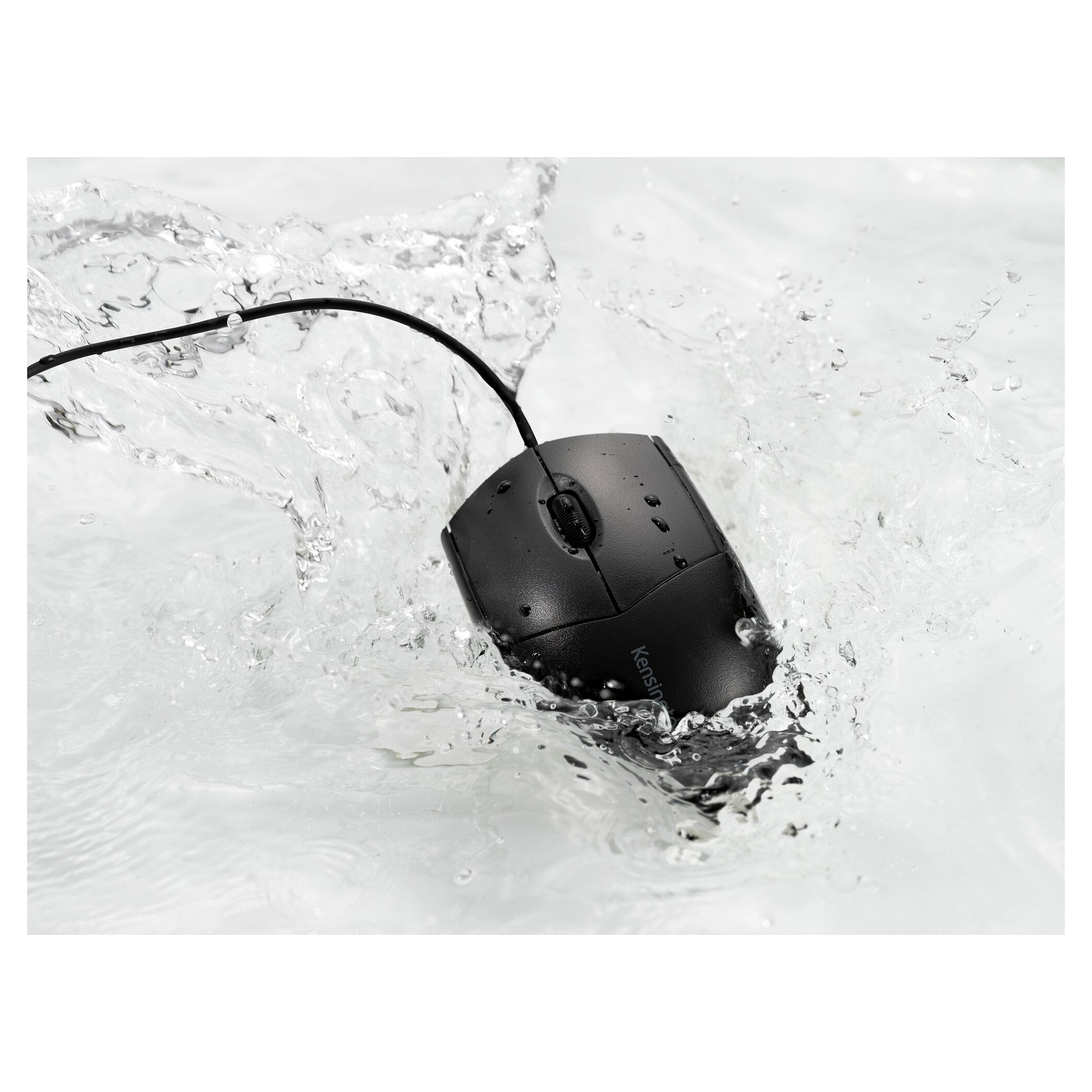 Maus me Kabllo Kensington Pro Fit Washable / Optik / 1600 DPI / 3 Butona / USB / IP67 - Zezë 4