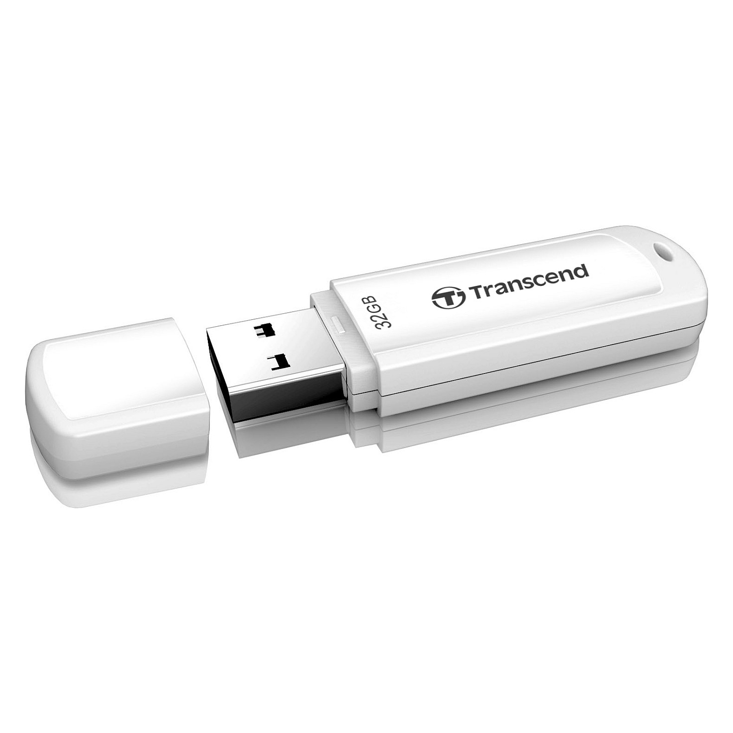 USB Flash Drive STICK 32GB Transcend JetFlash 730 USB 3.1 - e bardhë thumbnail 2