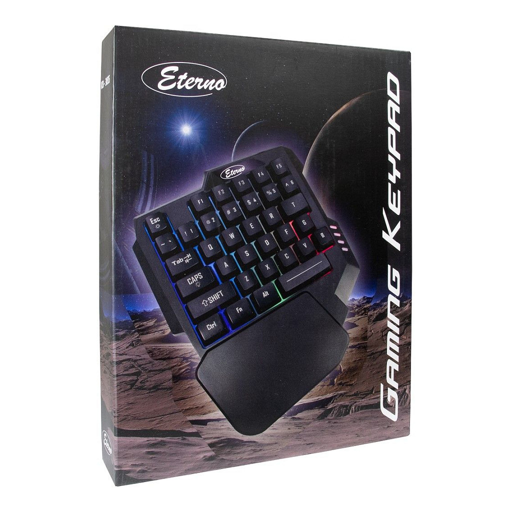 Tastierë Gaming Inter-Tech KB-3035 / Mini / 35 Taste / QWERTY / Wired / USB 2.0 / RGB - Zezë 3