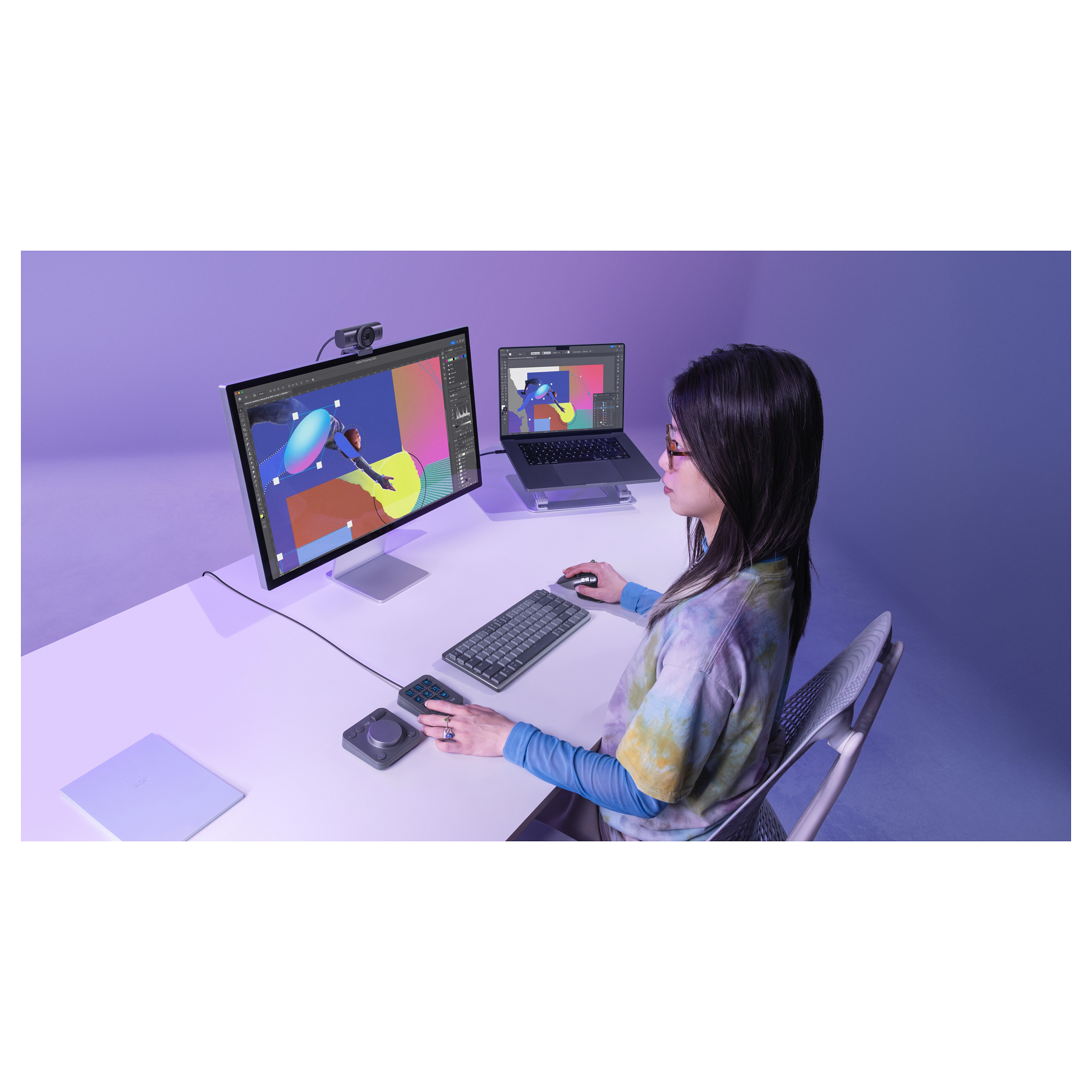 Aksesorë për Konzola Logitech MX Creative Console – Zezë 8
