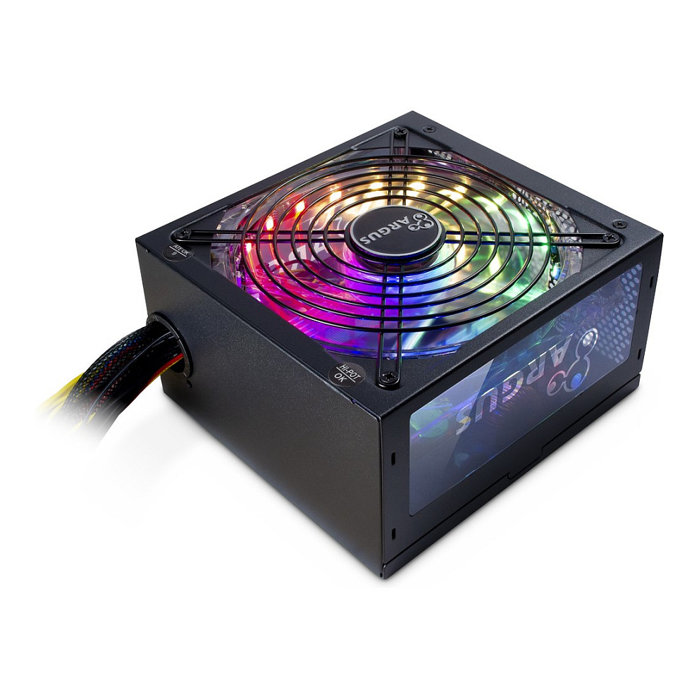 Furnizues Energjie Inter-Tech Argus RGB-600W II / 600W / ATX / 80 PLUS Bronze / Non Modular – Zezë