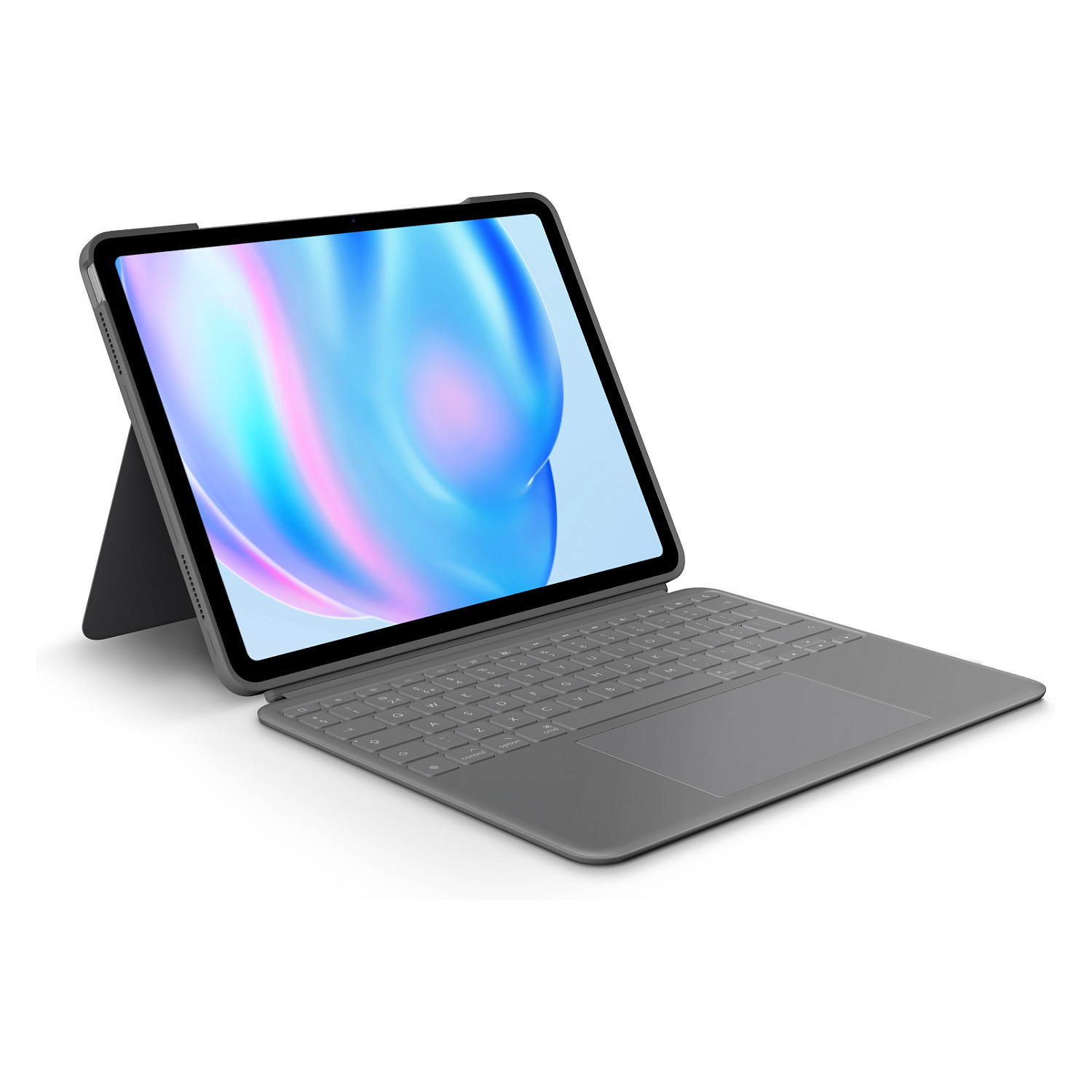 Aksesorë për Tablet Logitech Combo Touch / iPad Air 13" M2 / QWERTY / UK English / Trackpad / Smart Connector / Backlit - Gri