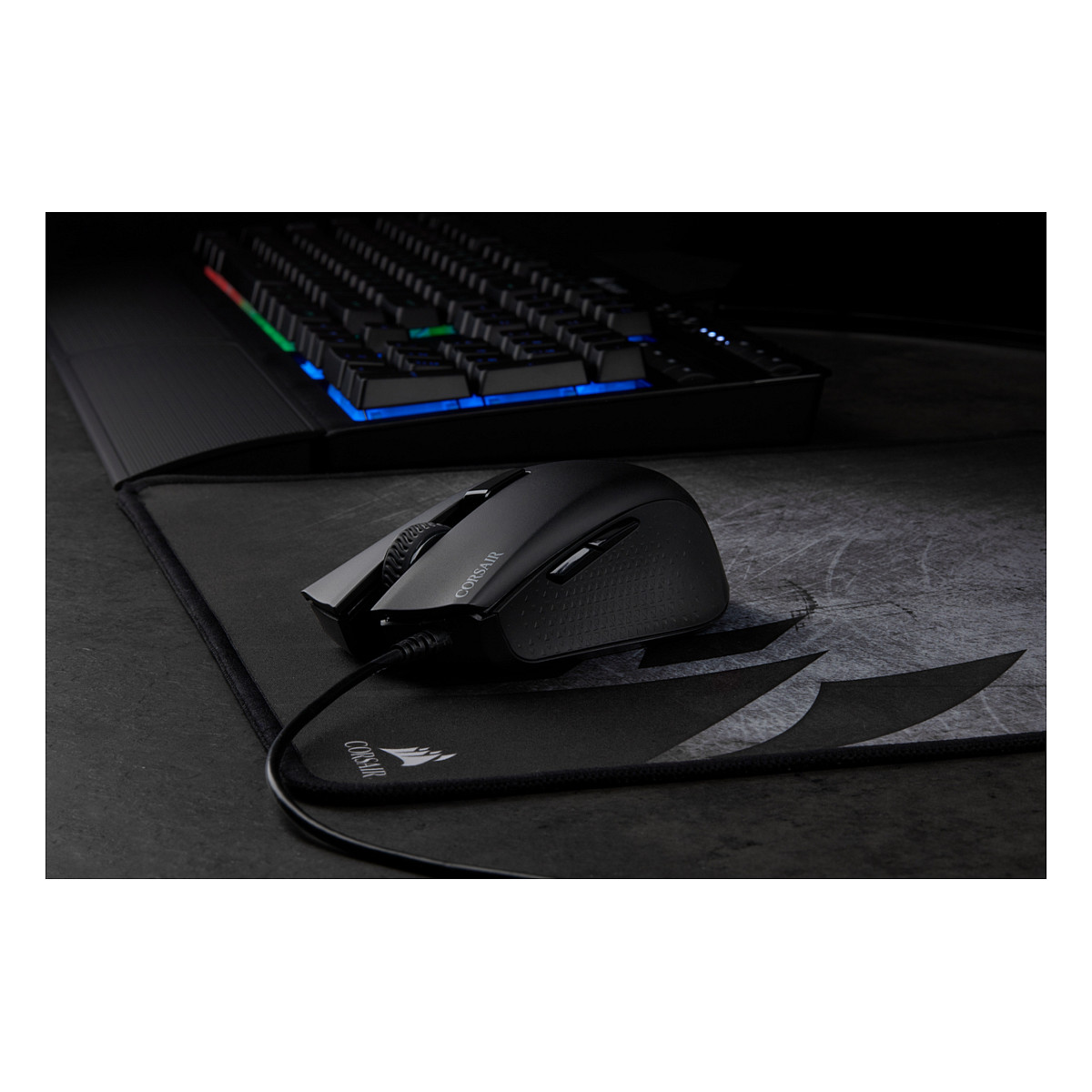 Maus Gaming Corsair Harpoon RGB PRO / USB / PixArt PMW3327 / 12.000 DPI / 1000Hz / 6 Butona / RGB - Zezë 5