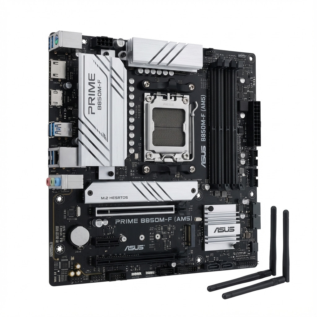 Pllakë Amë AMD AM5 ASUS PRIME B850M-F / DDR5 / mATX / HDMI