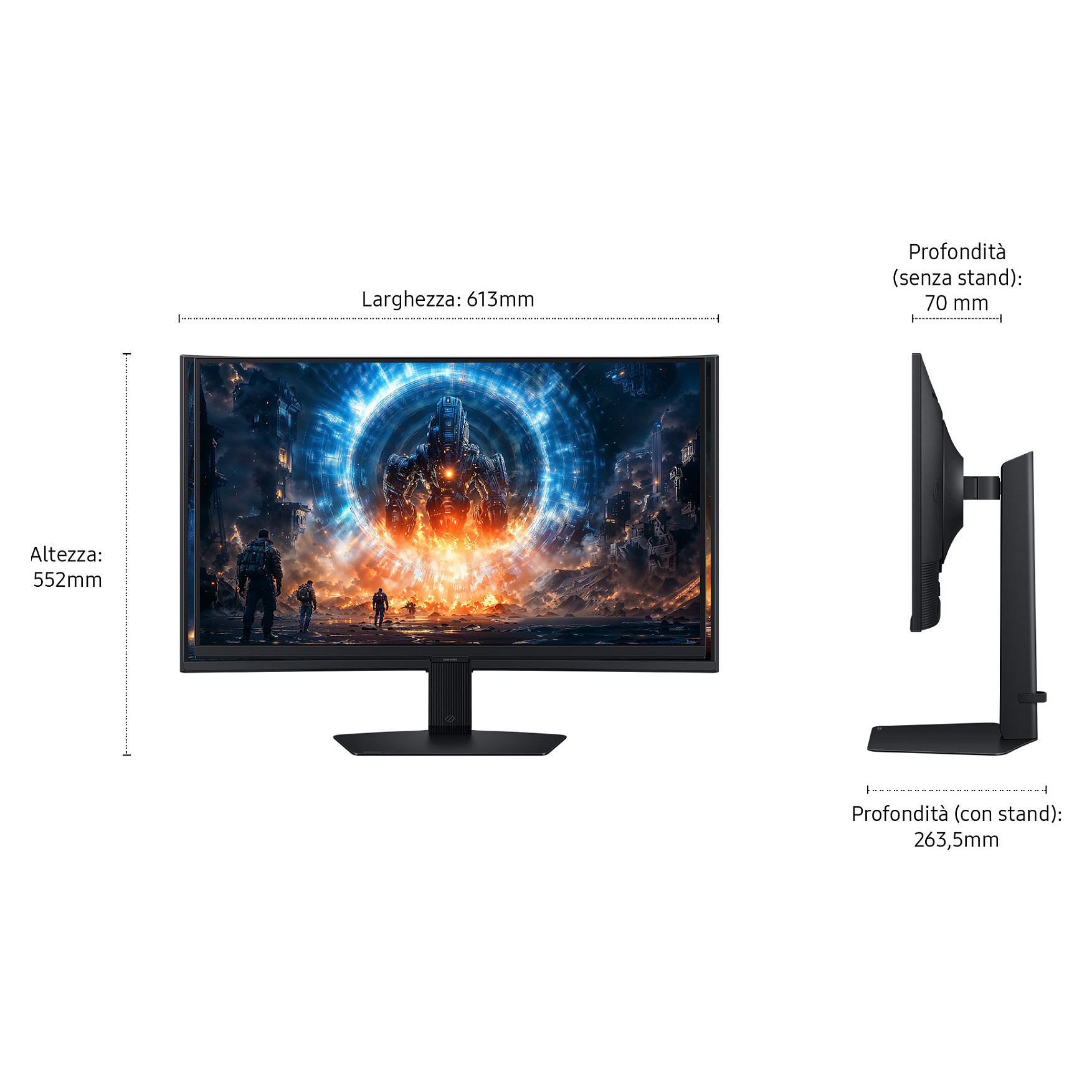 Monitor Gaming Samsung S27FG602EU G60F / 27" / Quad HD IPS LCD / 350 Hz / 1ms / HDMI + DP - Zezë thumbnail 5