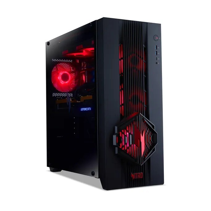 Kompjuter Gaming Acer Nitro 70 N70X3D-100, Ryzen 7 9800X3D, 32GB DDR5, 1TB, RTX 5070 12GB - Zezë