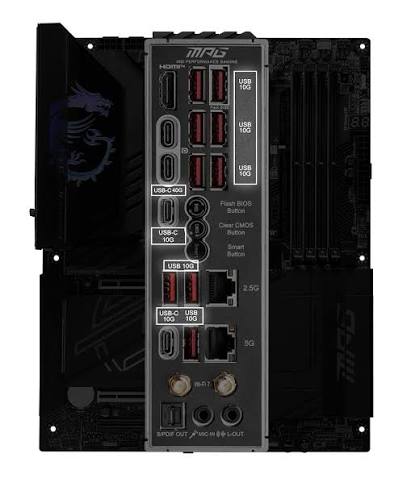 Pllakë Amë AMD MSI MPG X870E CARBON WIFI, ATX, AM5, X870E Chipset, DDR5 , PCIe 5.0, WiFi 7, Bluetooth, M.2 PCIe 5.0, USB-C 2