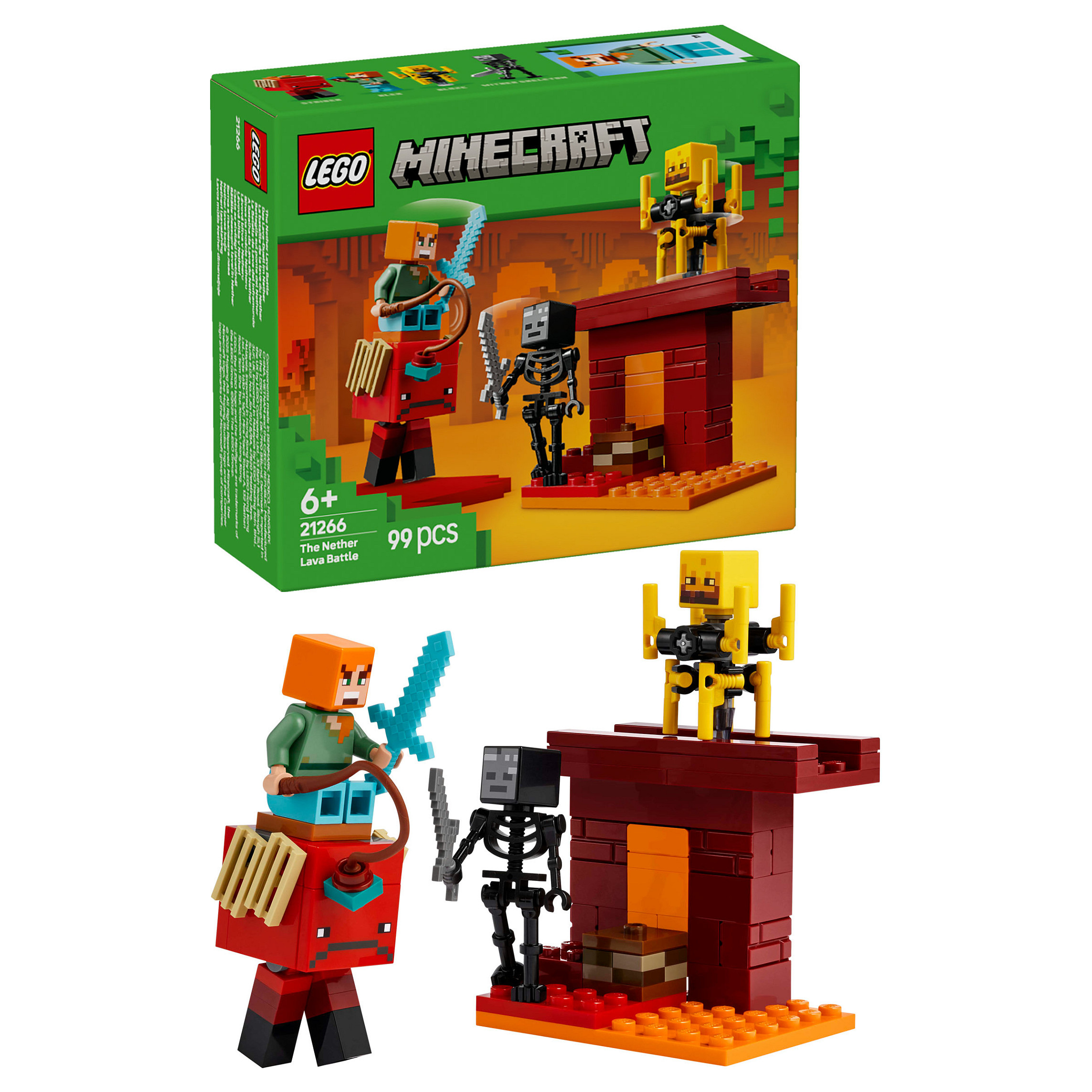 LEGO Minecraft The Nether Lava Battle thumbnail 3