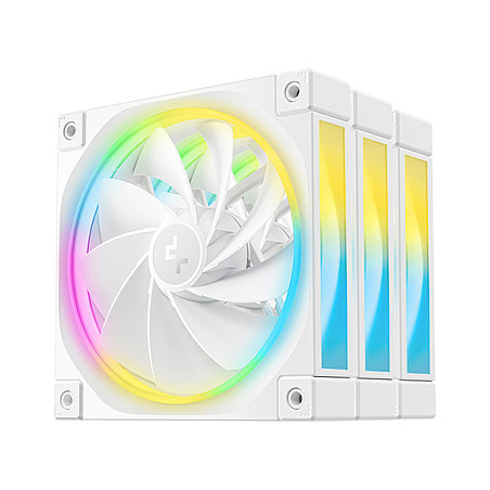 Ftohës për Kasë 120mm DeepCool FL12R / 3 Pack - Bardhë