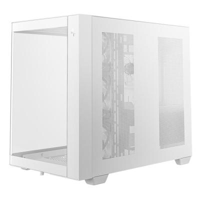 Kasë DeepCool CG530U 4F / ATX Mid-Tower / Xham i Lakuar Panoramic / 4x120mm ARGB / USB Type-C / Dual-Chamber – Bardhë 2
