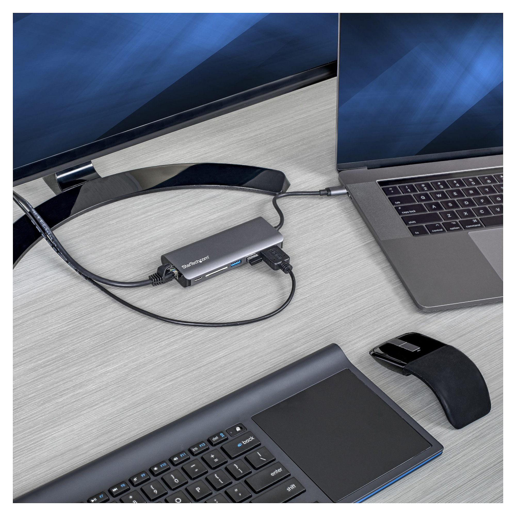 Docking Station StarTech Adapter / 2xUSB-A / 1xUSB-C / 1xHDMI + SD + PD – Zezë thumbnail 4