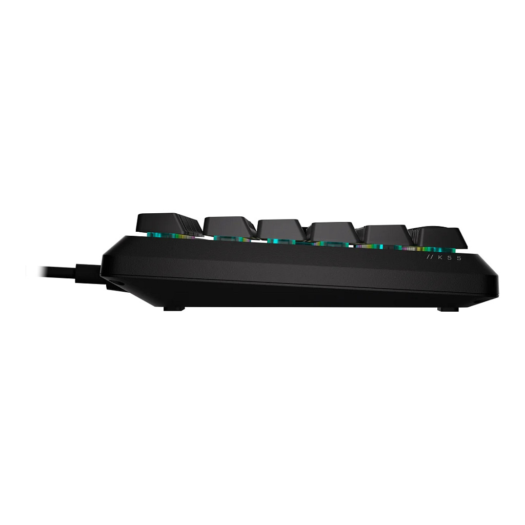 Tastierë Gaming Corsair K55 Core RGB / QWERTZ (DE) / Membrane / 110 Taste / 10-Zone RGB / 1000 Hz / 12-Key Rollover / 6 Makro / USB-A – Zezë 6