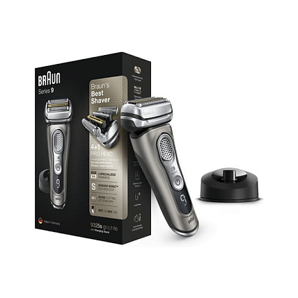 Makinë e rrojës Braun Series 9 9325s, 4 elemente rroje, Wet & Dry, 60 minuta -Hiri