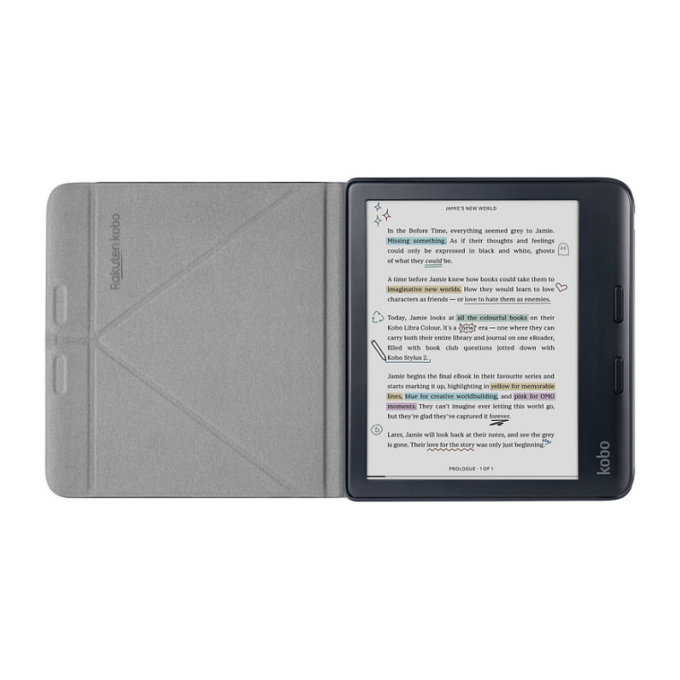 E-book Rakuten Kobo Libra Colour SleepCover / 7" / Folio - Zezë 2