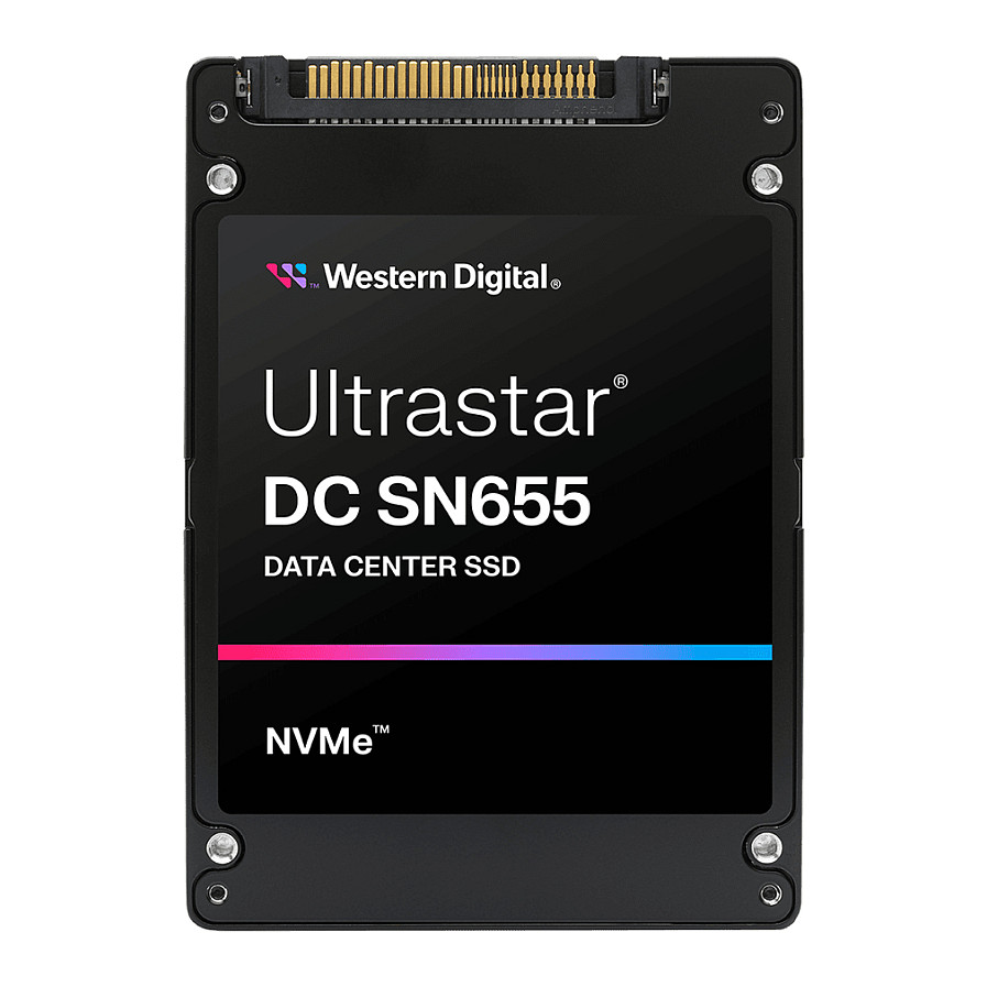 SSD WD Ultrastar DC SN655, 30.72TB, U.3 2.5″ (15mm), PCIe 4.0 x4, NVMe 1.4, Dual-Port, deri në 6100 MB/s lexim dhe 3400 MB/s shkrim – ISE
