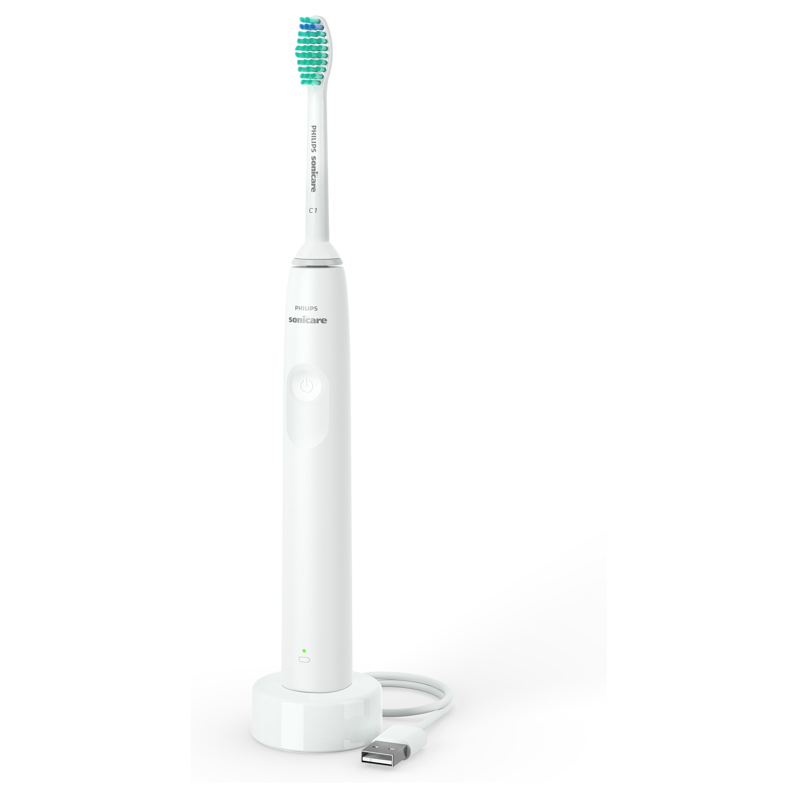 Furçë dhëmbësh elektrike Philips Sonicare 2100 Series HX3651/13 / 31.000 Lëvizje/min / SmartTimer / QuadPacer / Easy-Start / 14 Ditë – Bardhë 2