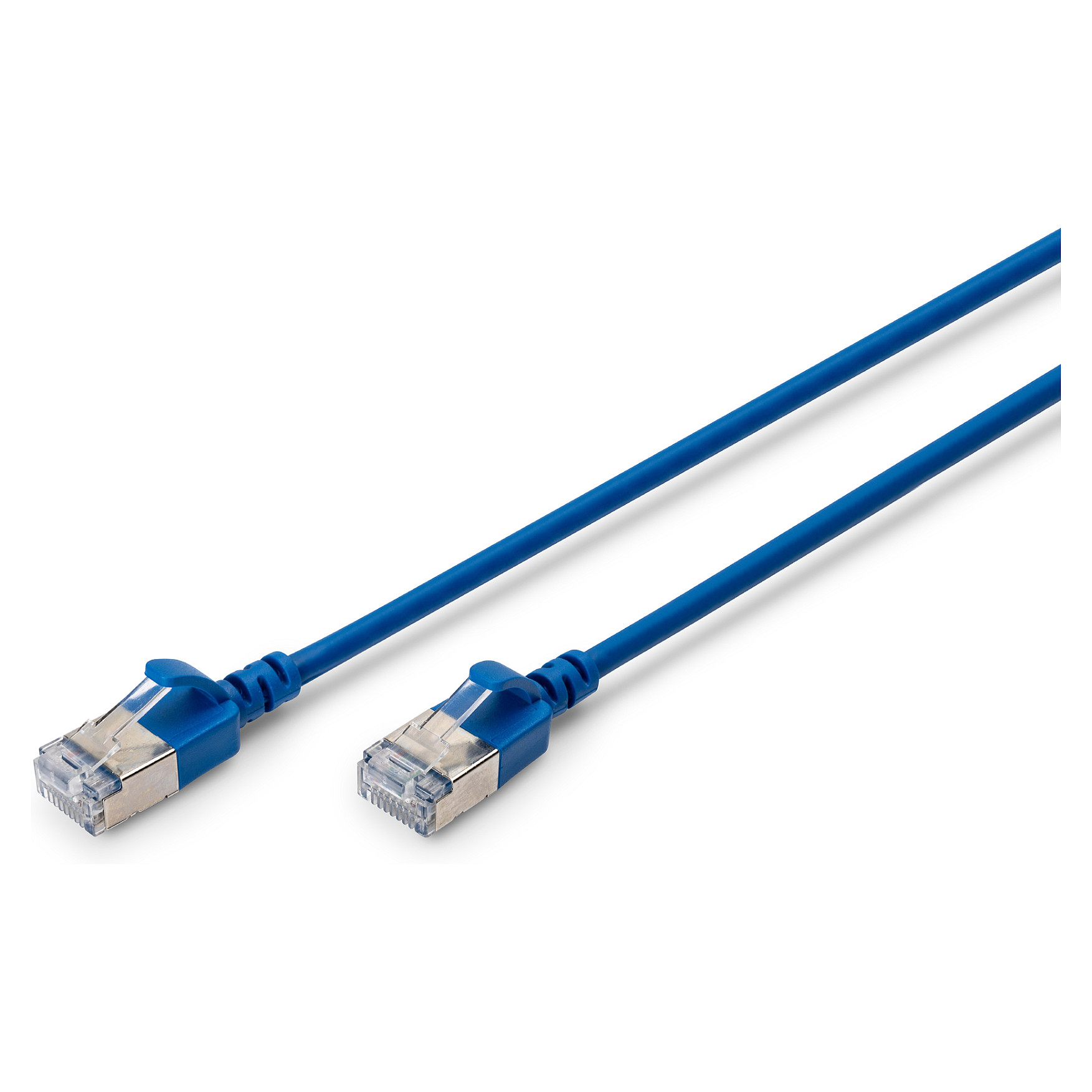 Kabllo për Rrjet DIGITUS Patchcable CAT6A F/FTP Slim 0.50m – Blu