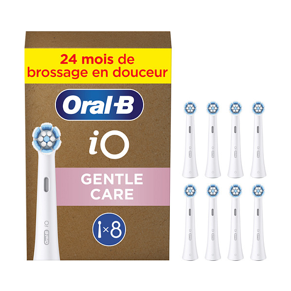 Koka zëvendësuese për furçë dhëmbësh Oral-B iO Kids Stitch / 6+ / Extra Soft / Round Head / 4 Copë – Blu 4