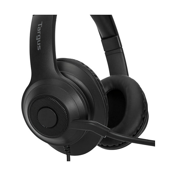 Kufje me kabllo Targus AEH102GL, Stereo, USB-A, 40mm, Mikrofon me Anulim Zhurme, Kabllo 1.8m - Zezë 3