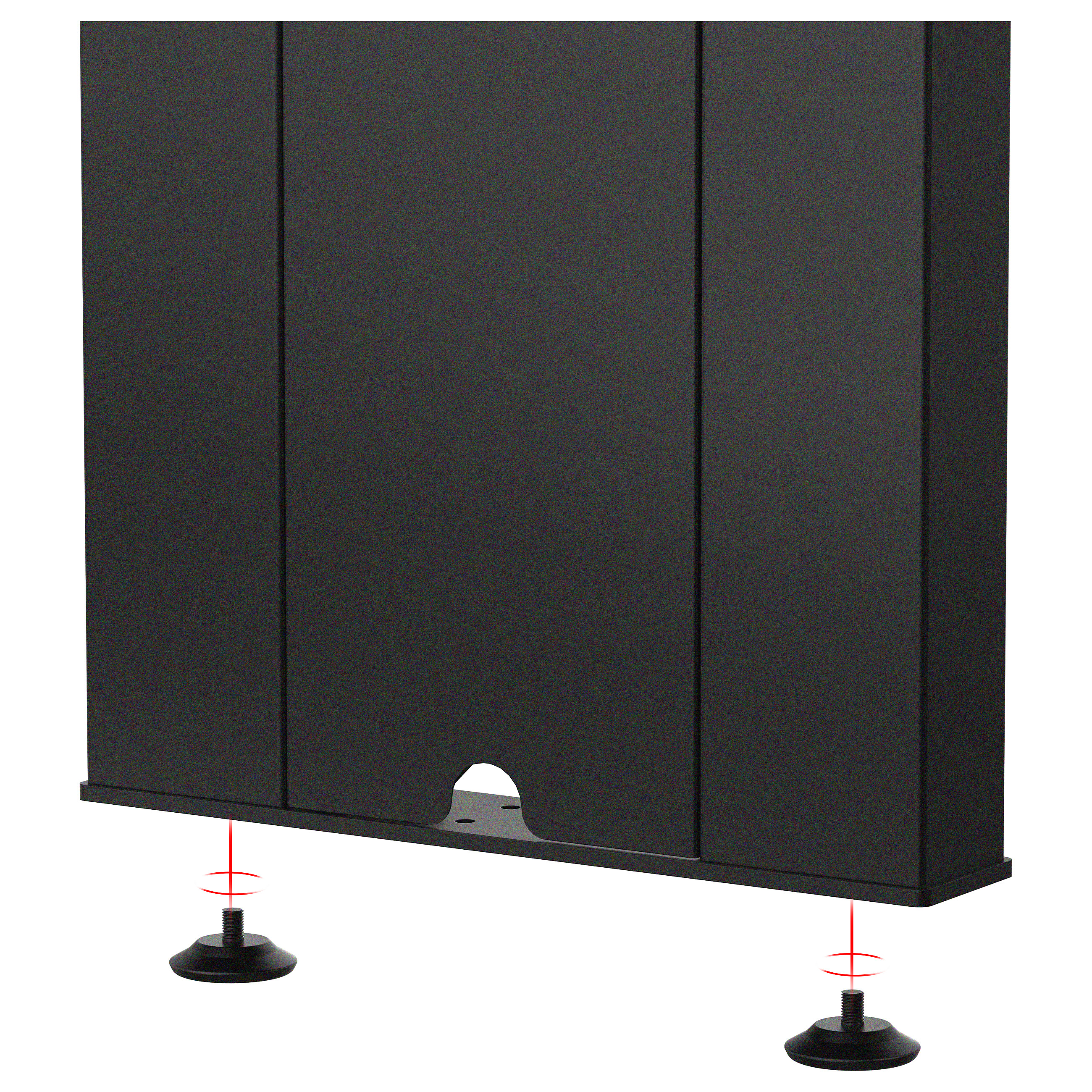 Mbajtëse për Monitor Vision VFM-F50, Motorike, deri në 100", 95kg, VESA 800x600mm, Rregullim 800mm - Zezë 3