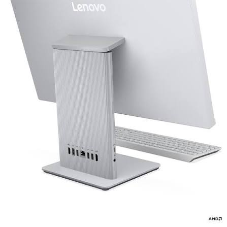 AIO Lenovo IdeaCentre 24ARR9 / Ryzen 5 7535HS / 16GB DDR5 / 512GB / 23.8" Full HD IPS 100Hz / Radeon 660M / Tastierë + Maus - Cloud Grey 4
