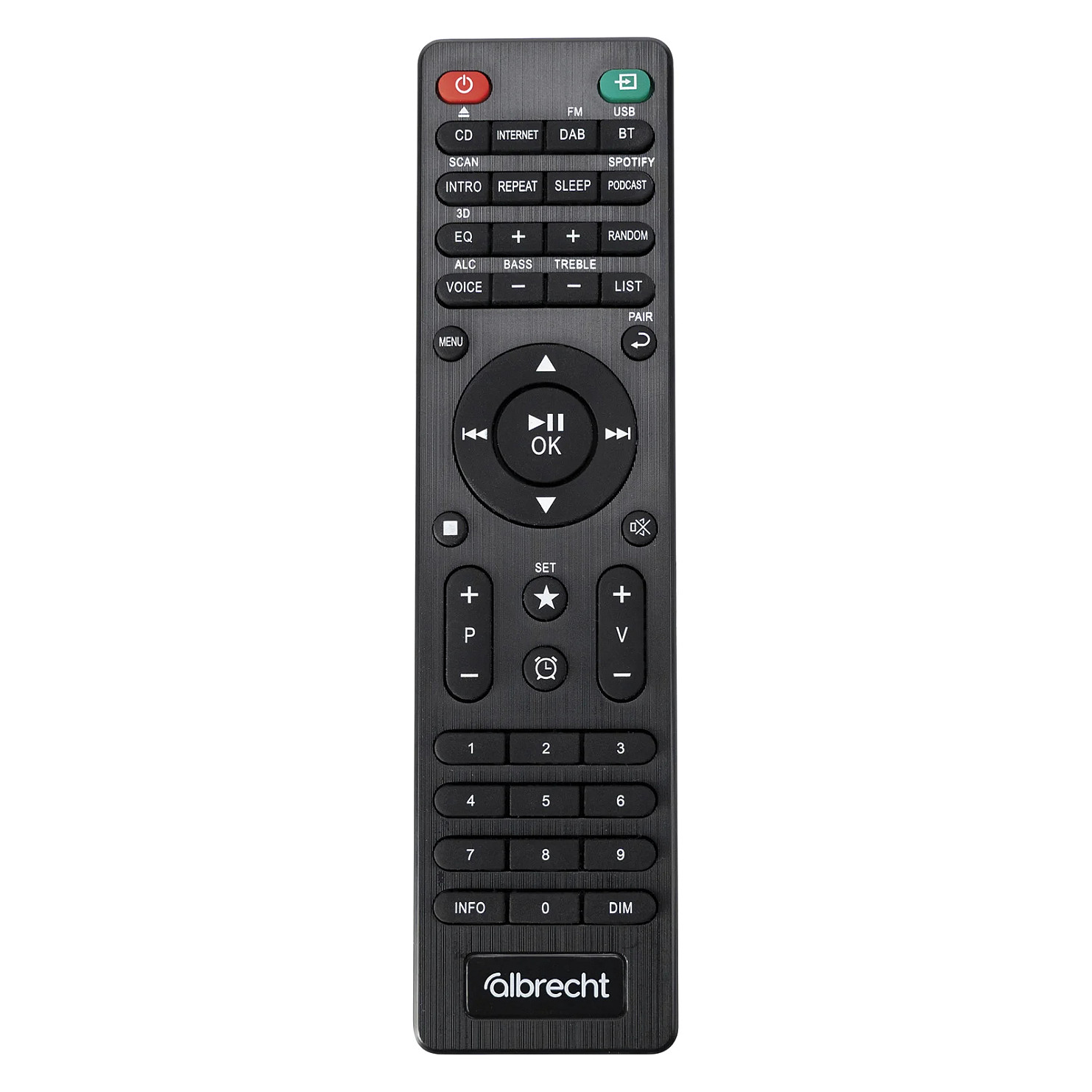 Radio Interneti Albrecht DR 1000, CD, DAB+, FM, Wi-Fi, Bluetooth, 30 W, Ekran LCD 4.3" – Kafe 8